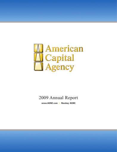 Thumbnail AGNC Investment Annual Report 2009