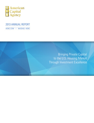 Thumbnail AGNC Investment Annual Report 2013
