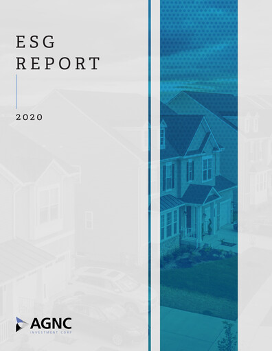 Thumbnail AGNC Investment ESG Report 2020