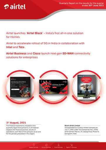 Vorschaubild Bharti Airtel
 Quartalsbericht 2021-q1
