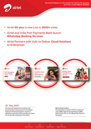 Vorschaubild Bharti Airtel
 Quartalsbericht 2022-q4