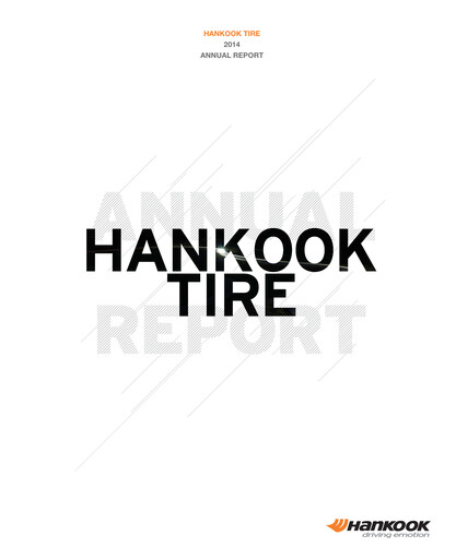 Thumbnail Hankook Tire Annual Report 2014