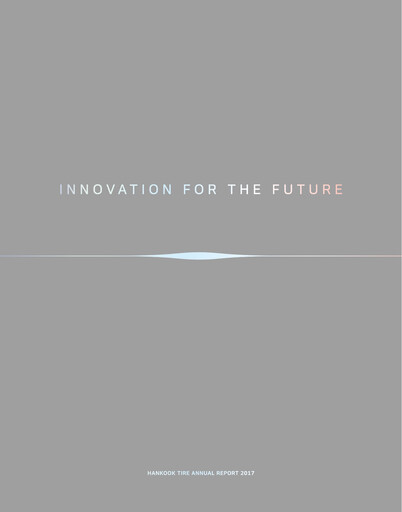 Thumbnail Hankook Tire Annual Report 2017