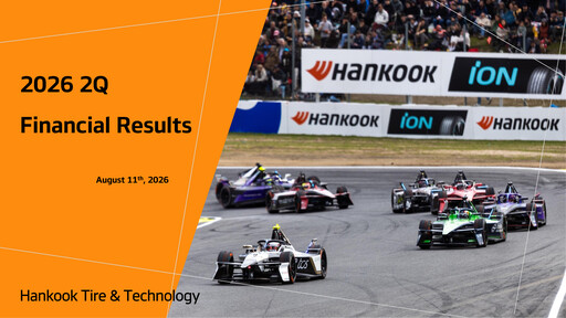 Miniature Hankook Tire Rapport trimestriel 2026-q2
