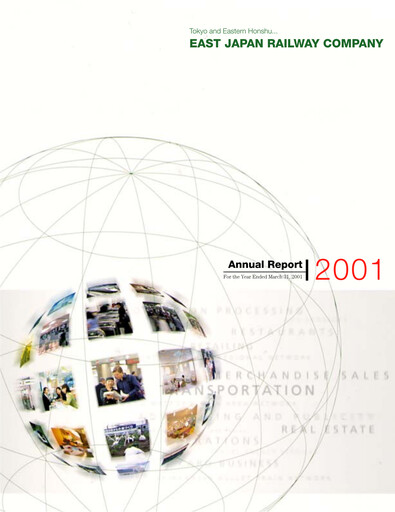 Thumbnail East Japan Railway Annual Report 2001