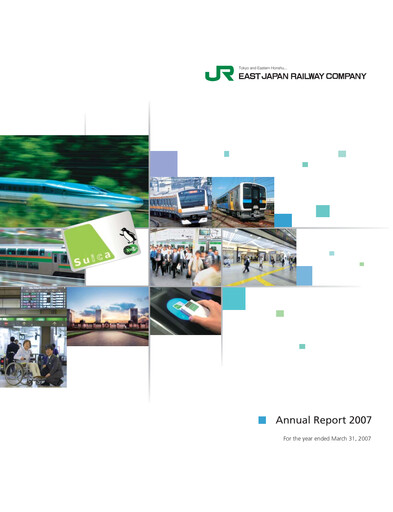 Thumbnail East Japan Railway Annual Report 2007