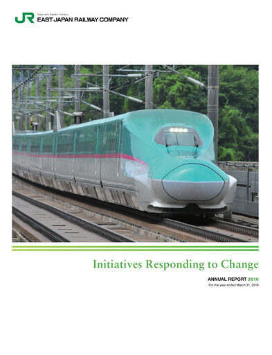 Thumbnail East Japan Railway Annual Report 2016