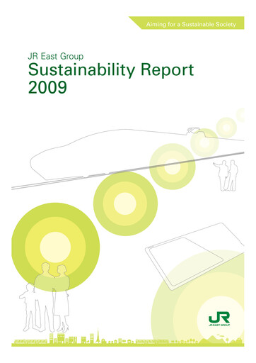 Thumbnail East Japan Railway Sustainability Report 2009