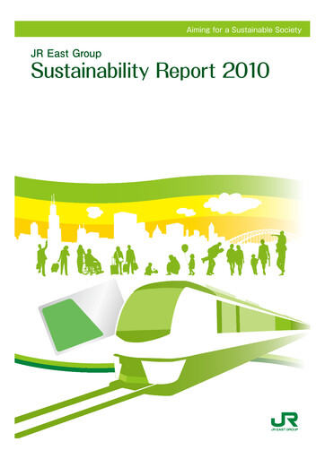 Thumbnail East Japan Railway Sustainability Report 2010