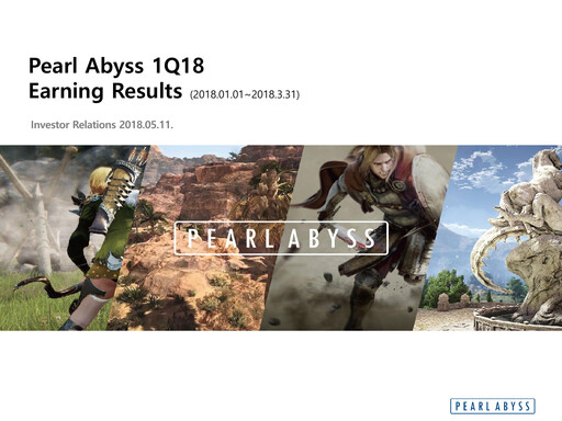 Thumbnail Pearl Abyss Quarterly Report 2018-q1