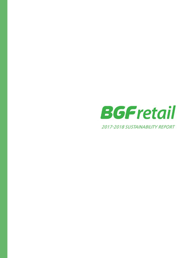 Thumbnail BGF Retail Sustainability Report 2017-2018