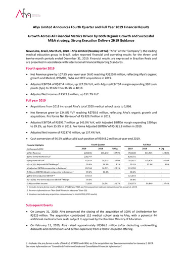 Thumbnail Afya
 Financial Report 2019