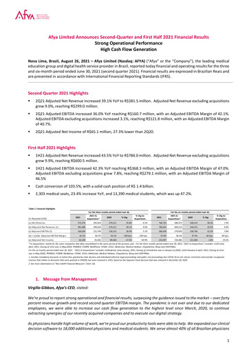 Thumbnail Afya
 Quarterly Report 2021-q2