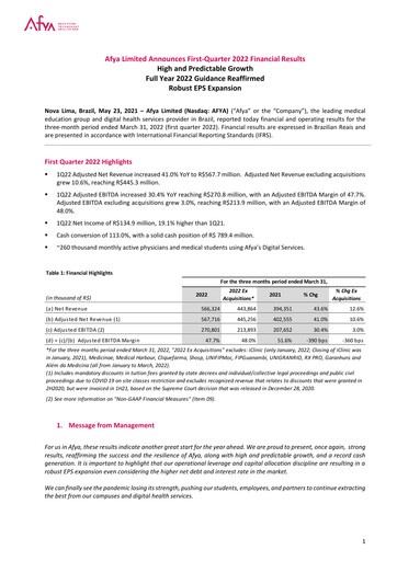 Thumbnail Afya
 Quarterly Report 2022-q1