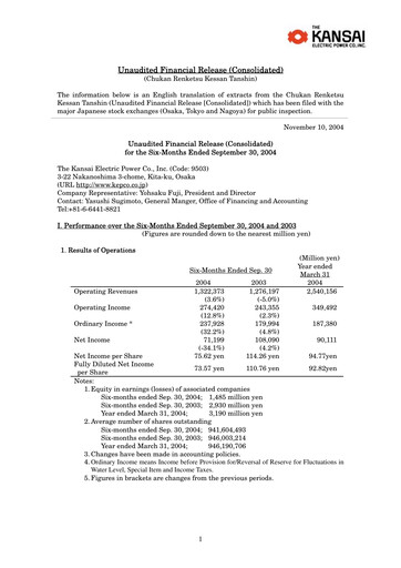Thumbnail KEPCO Half-year Report 2004-h1