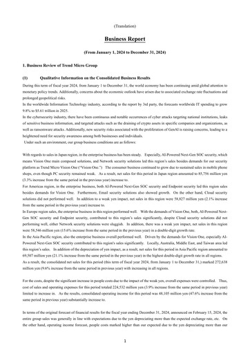 Miniature Trend Micro
 Rapport annuel 2024