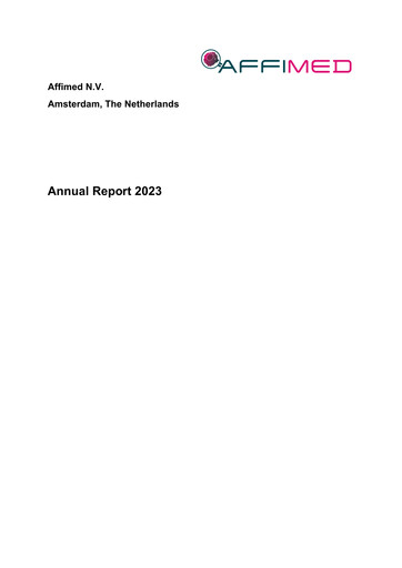 Thumbnail Affimed
 Annual Report 2023