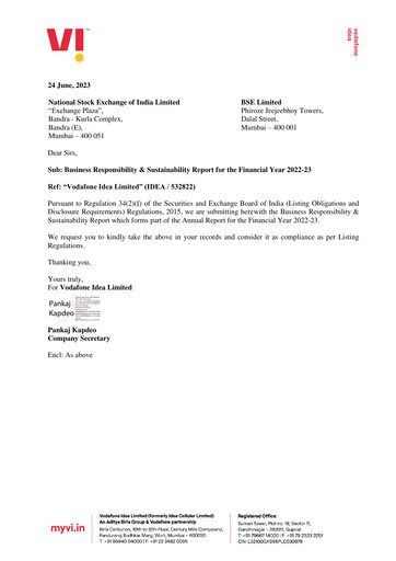 Thumbnail Vodafone Idea
 ESG Report 2022-2023