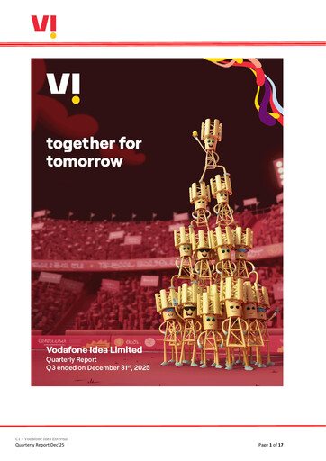 Thumbnail Vodafone Idea
 Quarterly Report 2025-q3