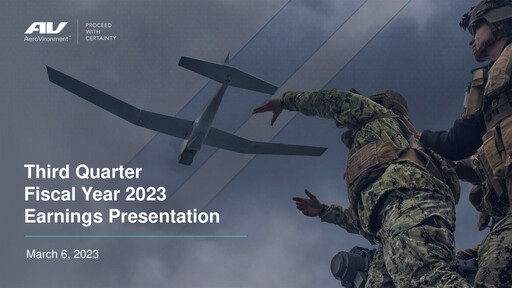 Thumbnail AeroVironment Quarterly Report 2023-q3