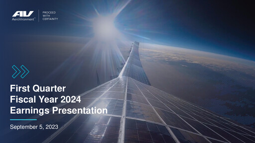 Thumbnail AeroVironment Quarterly Report 2024-q1