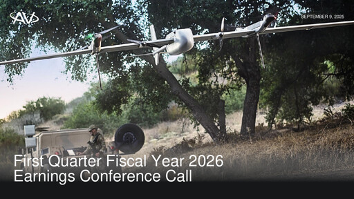 Thumbnail AeroVironment Quarterly Report 2026-q1