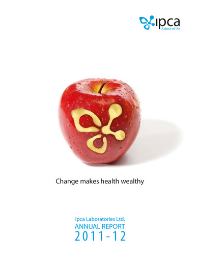 Thumbnail Ipca Laboratories
 Annual Report 2011-2012