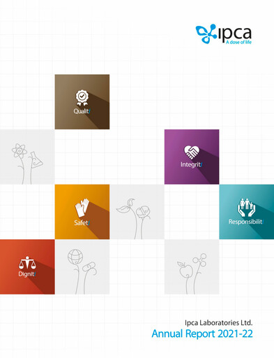 Thumbnail Ipca Laboratories
 Annual Report 2021-2022