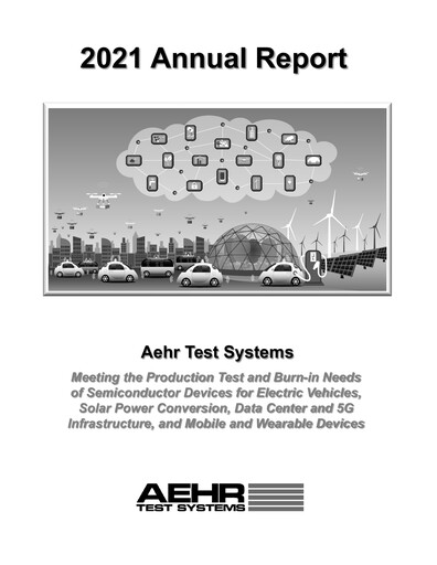 Thumbnail Aehr Test Systems Annual Report 2021