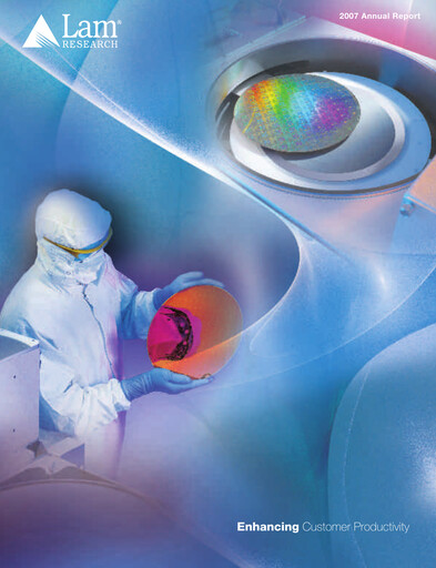 Vorschaubild Lam Research Jahresbericht 2007