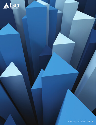 Vorschaubild Lam Research Jahresbericht 2016