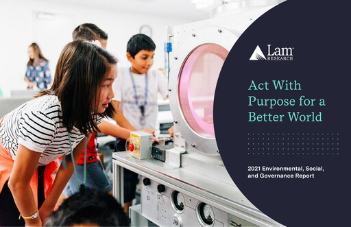 Thumbnail Lam Research ESG Report 2021