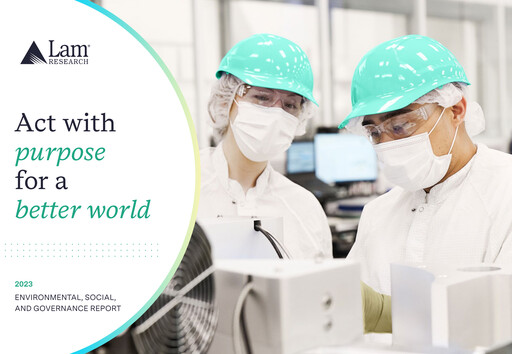 Thumbnail Lam Research ESG Report 2023