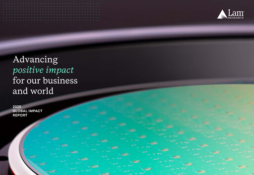 Thumbnail Lam Research ESG Report 2025