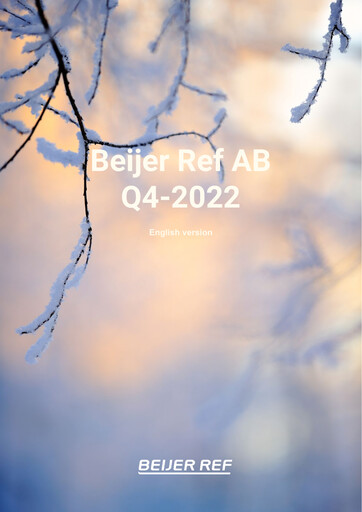 Thumbnail Beijer Ref Quarterly Report 2022-q4
