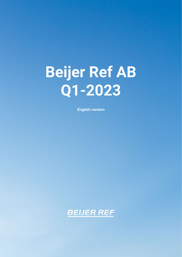 Thumbnail Beijer Ref Quarterly Report 2023-q1