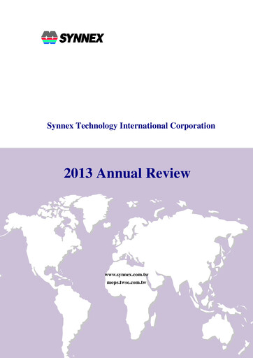 Thumbnail Synnex Technology International Annual Report 2013