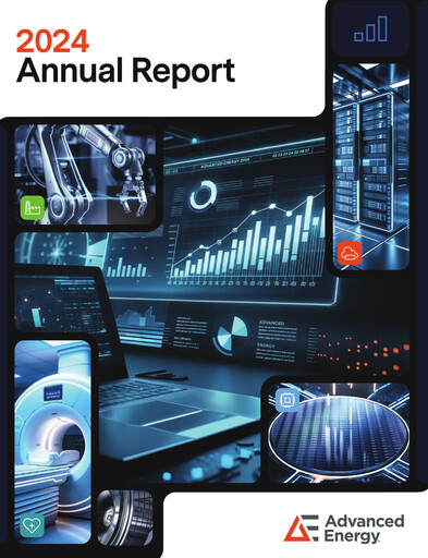 Thumbnail Advanced Energy Annual Report 2024