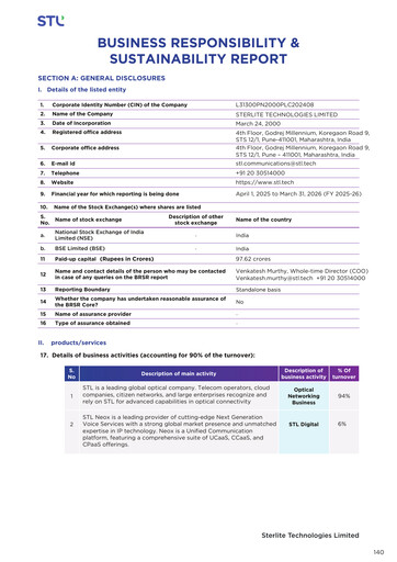 Thumbnail Sterlite Technologies
 ESG Report 2025-2026