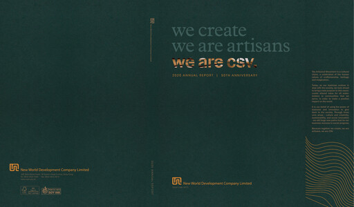 Thumbnail New World Development Company Annual Report 2020