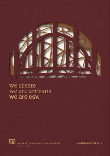 Thumbnail New World Development Company Annual Report 2021