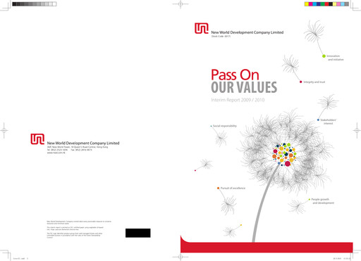 Thumbnail New World Development Company Half-year Report 2010-h1