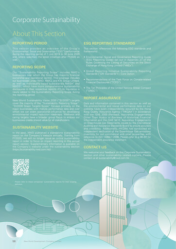 Thumbnail New World Development Company Sustainability Report 2020