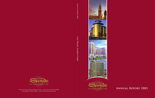 Thumbnail Las Vegas Sands Annual Report 2005
