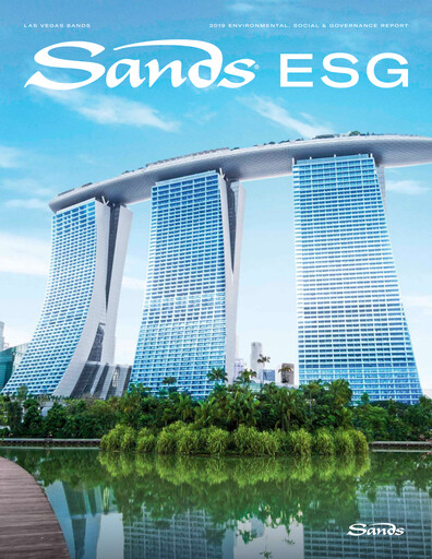 Thumbnail Las Vegas Sands ESG Report 2019