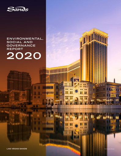 Thumbnail Las Vegas Sands ESG Report 2020