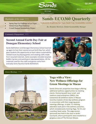 Thumbnail Las Vegas Sands Quarterly Report 2017-q2