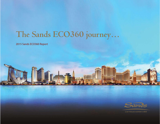 Thumbnail Las Vegas Sands Sustainability Report 2015