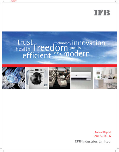 Thumbnail IFB Industries Annual Report 2015-2016