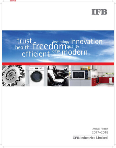 Thumbnail IFB Industries Annual Report 2017-2018